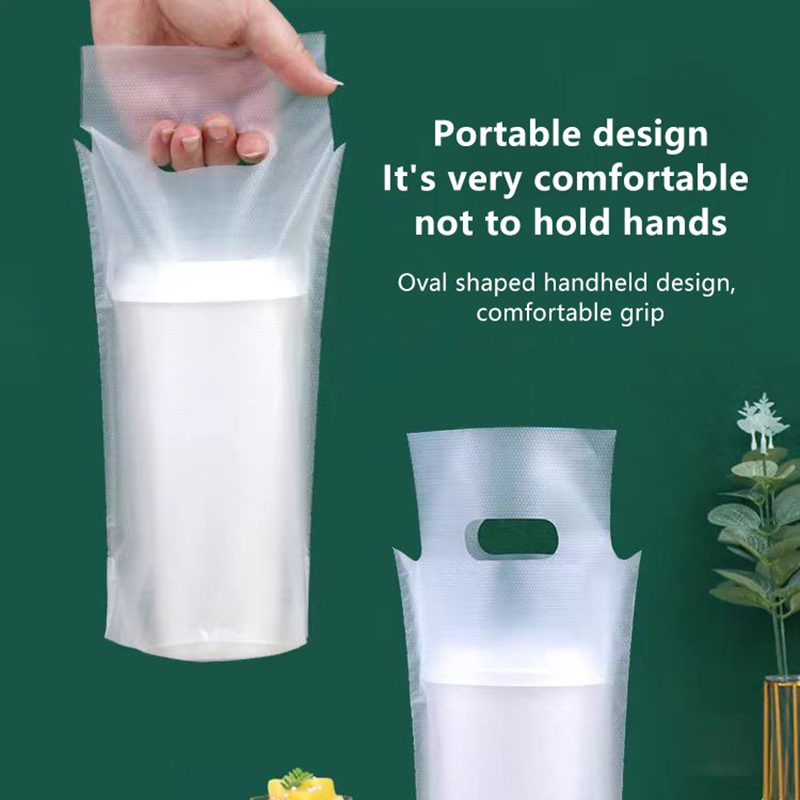 Coffee Tea Milk - 100Pcs Disposable Beverage Plastic Bags Coffee