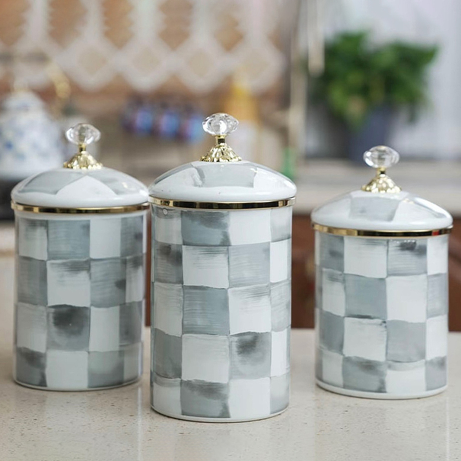 European Retro Classic Storage - Coffee Tea Sugar Canisters recension och pris