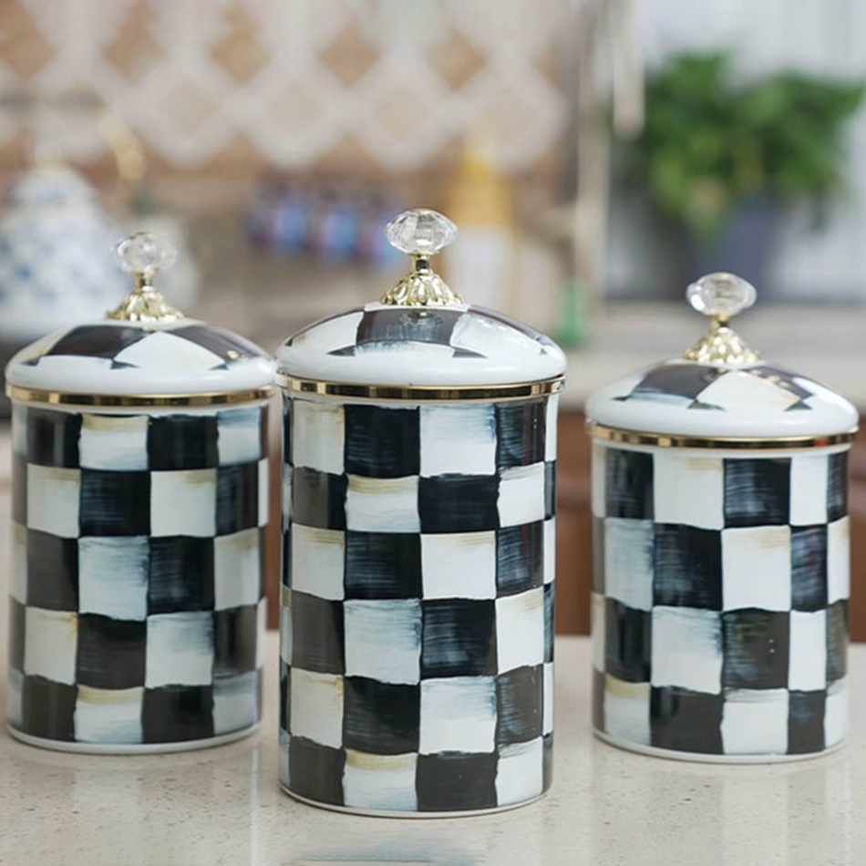 European Retro Classic Storage - Coffee Tea Sugar Canisters recension och pris
