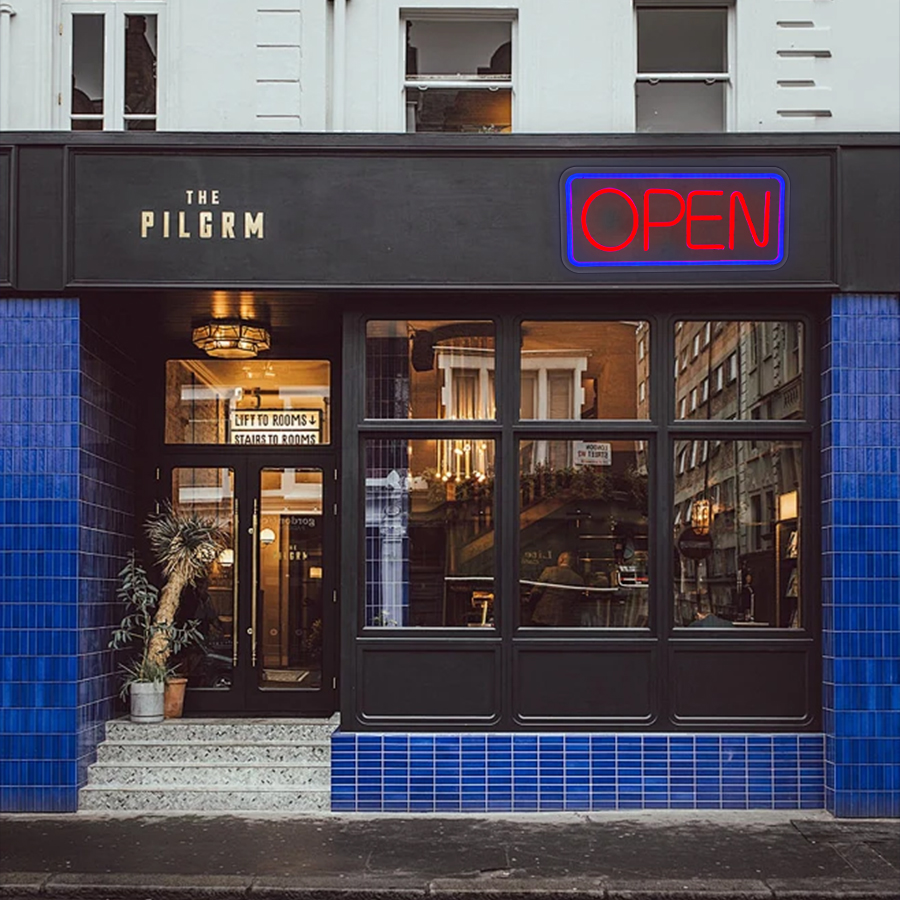 Open Neon Sign, Large Business - Coffee Tea Neon Sign recension och pris