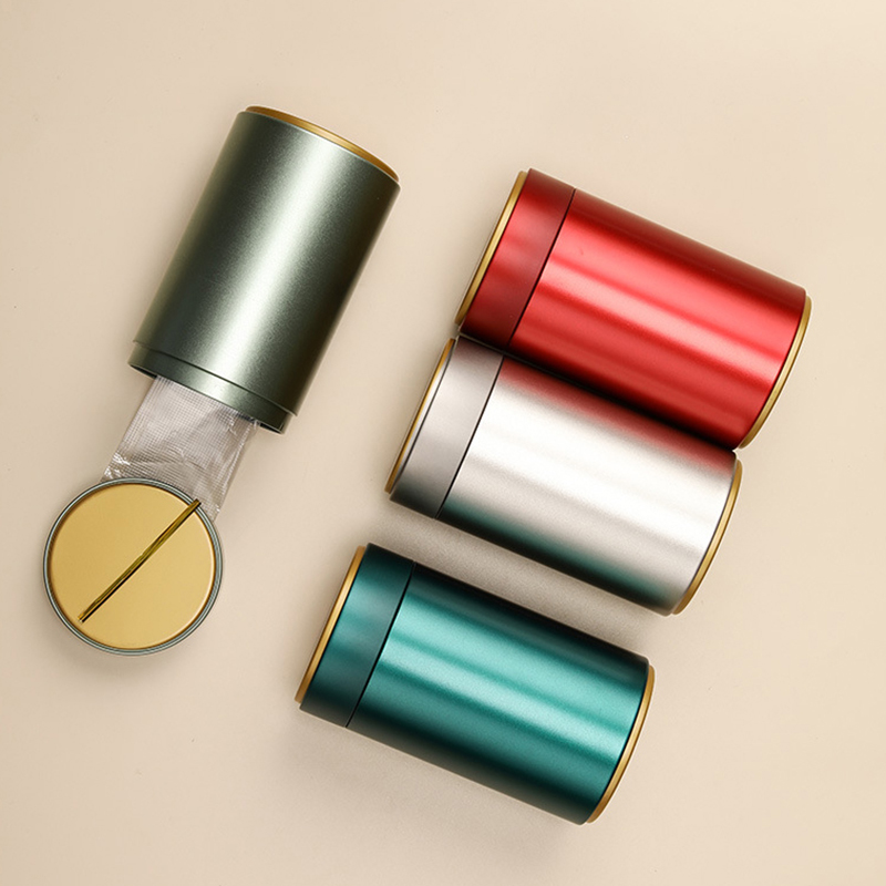 Portable Tea Box Solid Color T - Coffee Tea Sugar Canisters recension och pris