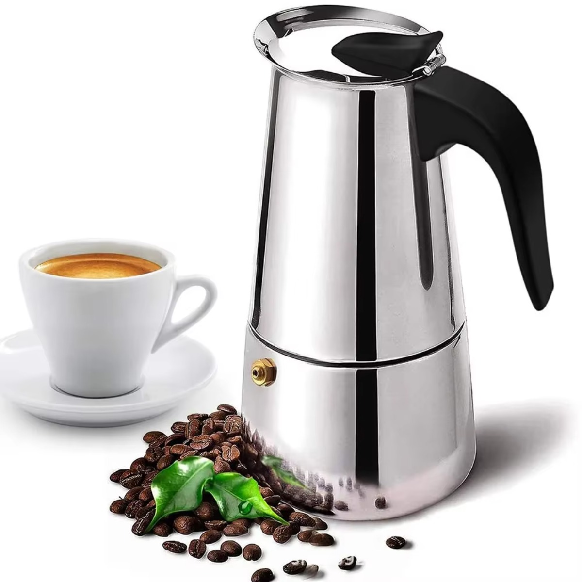 Portable Mocha Coffee Pot Stai - Coffee Tea Latte recension och pris