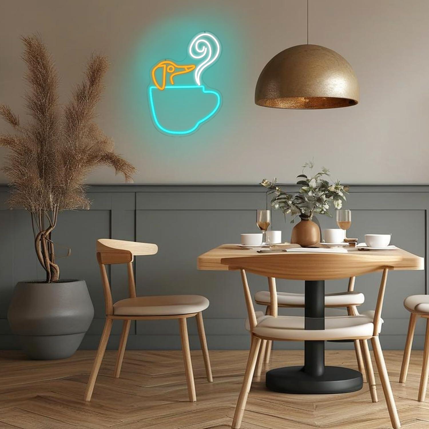 Dachshund Coffee Cup Neon Sign - Coffee Tea Neon Sign recension och pris