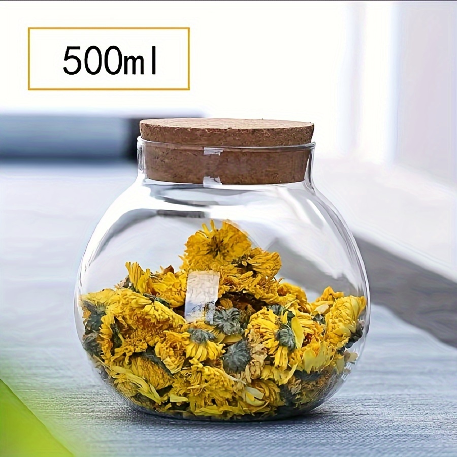 500ML Clear Glass Storage Cani - Coffee Tea Sugar Canisters recension och pris
