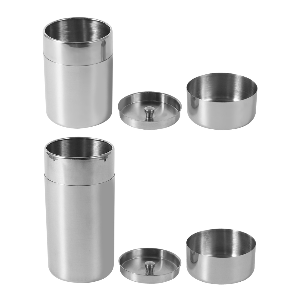 Stainless Steel Tea Leaf Tins  - Coffee Tea Sugar Canisters recension och pris