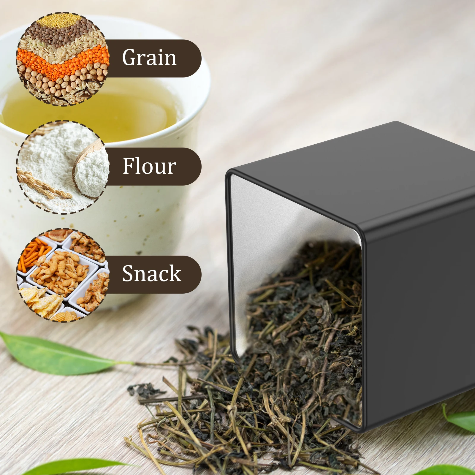 3Pcs Set 500ml Tea Sugar Coffe - Coffee Tea Sugar Canisters recension och pris