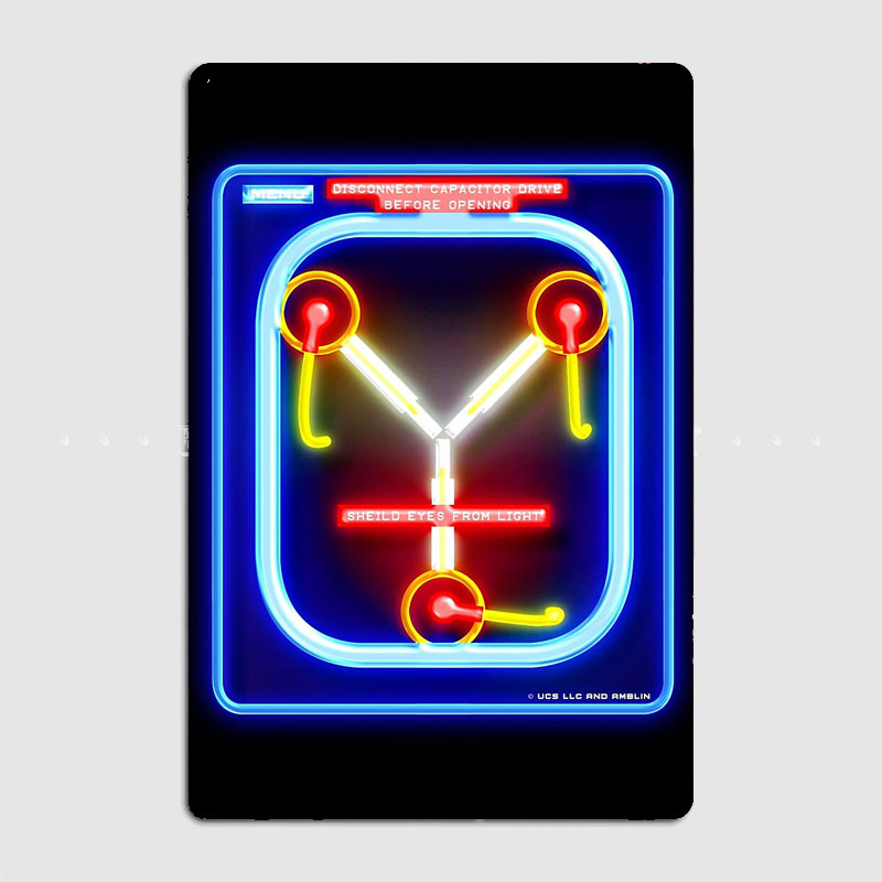 Back To The Future Neon Flux C - Coffee Tea Neon Sign recension och pris