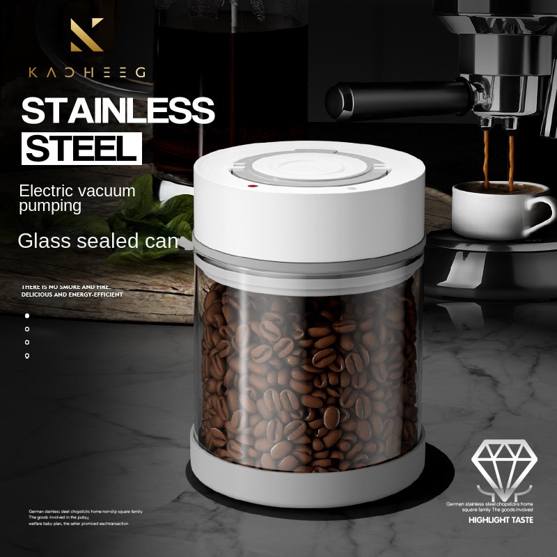 Electric Vacuum Coffee Beans G - Coffee Tea Sugar Canisters recension och pris