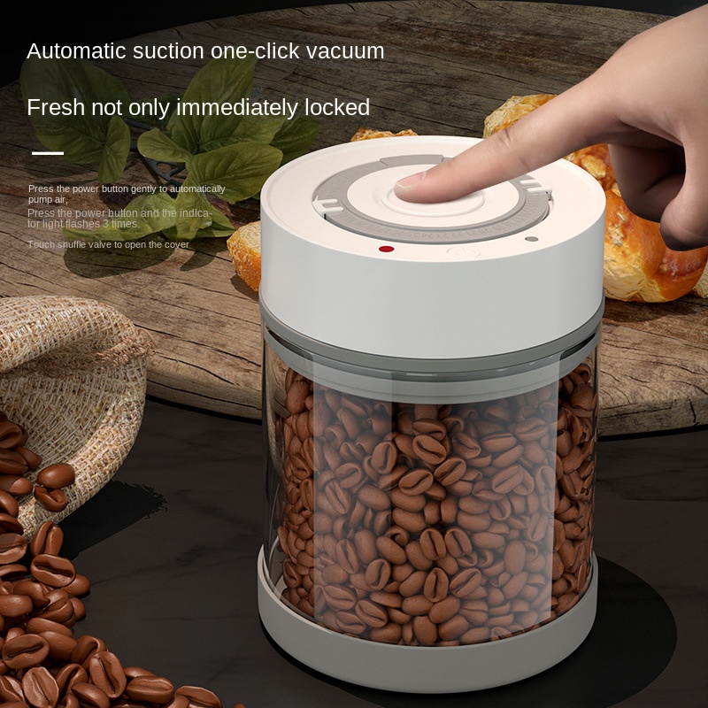 Electric Vacuum Coffee Beans G - Coffee Tea Sugar Canisters recension och pris