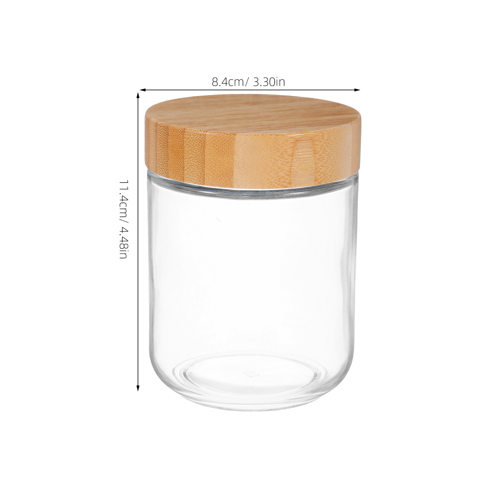 4Pcs Sturdy Glass Canisters wi - Coffee Tea Sugar Canisters recension och pris