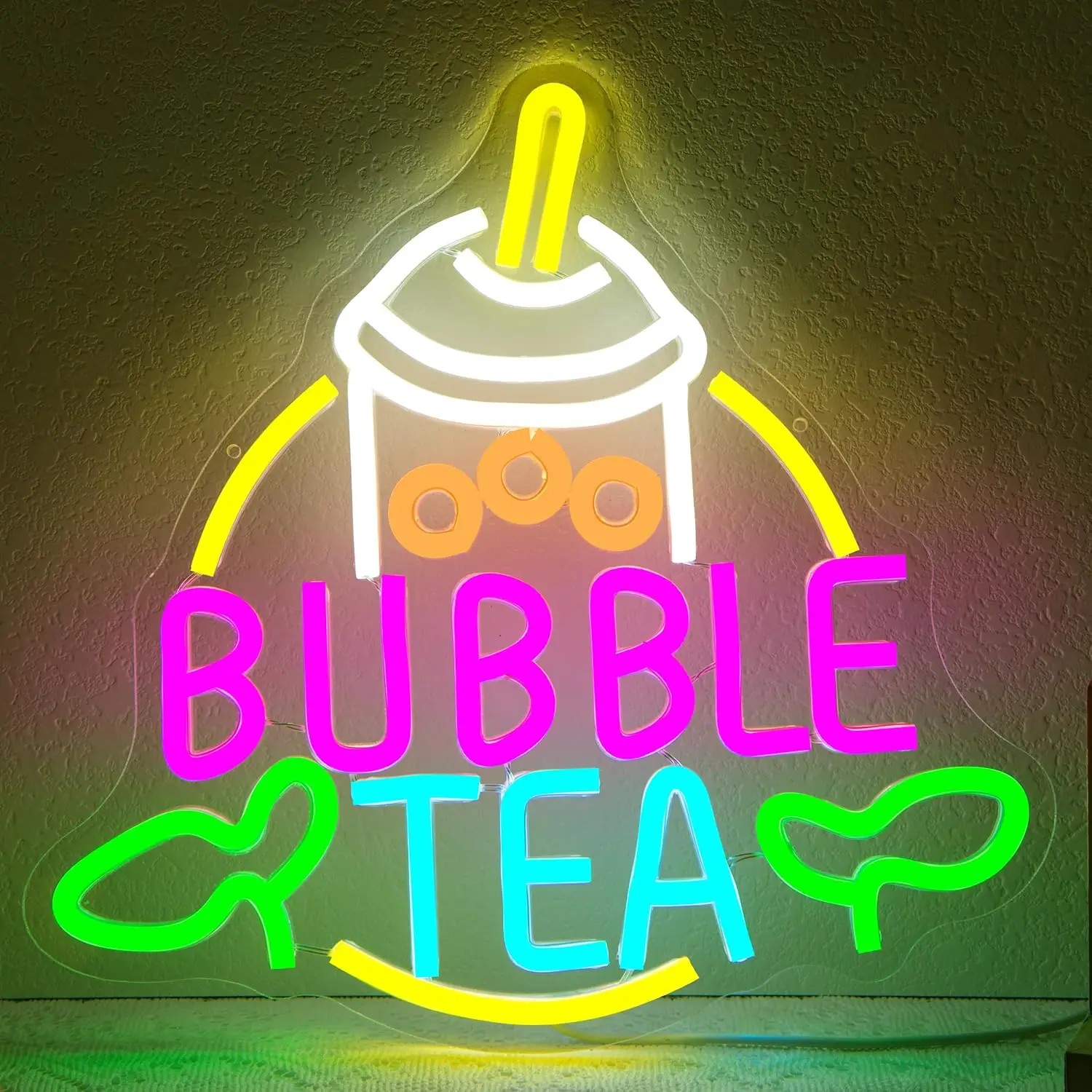 Bubble Tea Neon Sign USB Power - Coffee Tea Neon Sign recension och pris