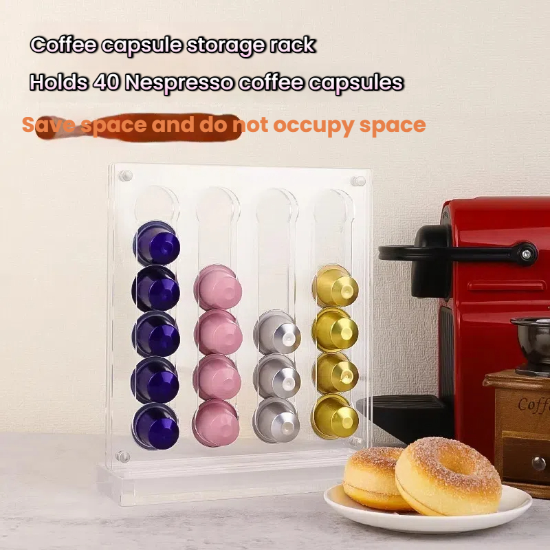 40 Capsule Coffee Capsule Hold - Coffee Capsule Holder recension och pris