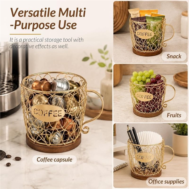 ABDJ-Coffee Pod Holder,Large C - Coffee Capsule Holder recension och pris