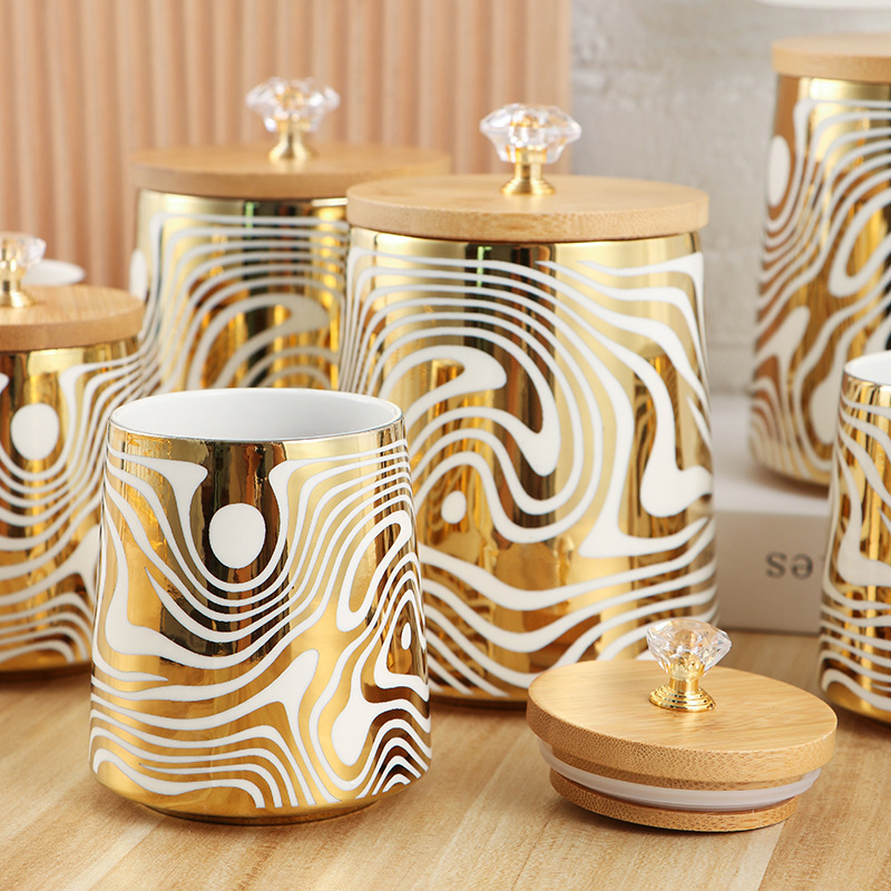 Set of 7 Color Glazed Ceramic  - Coffee Tea Sugar Canisters recension och pris