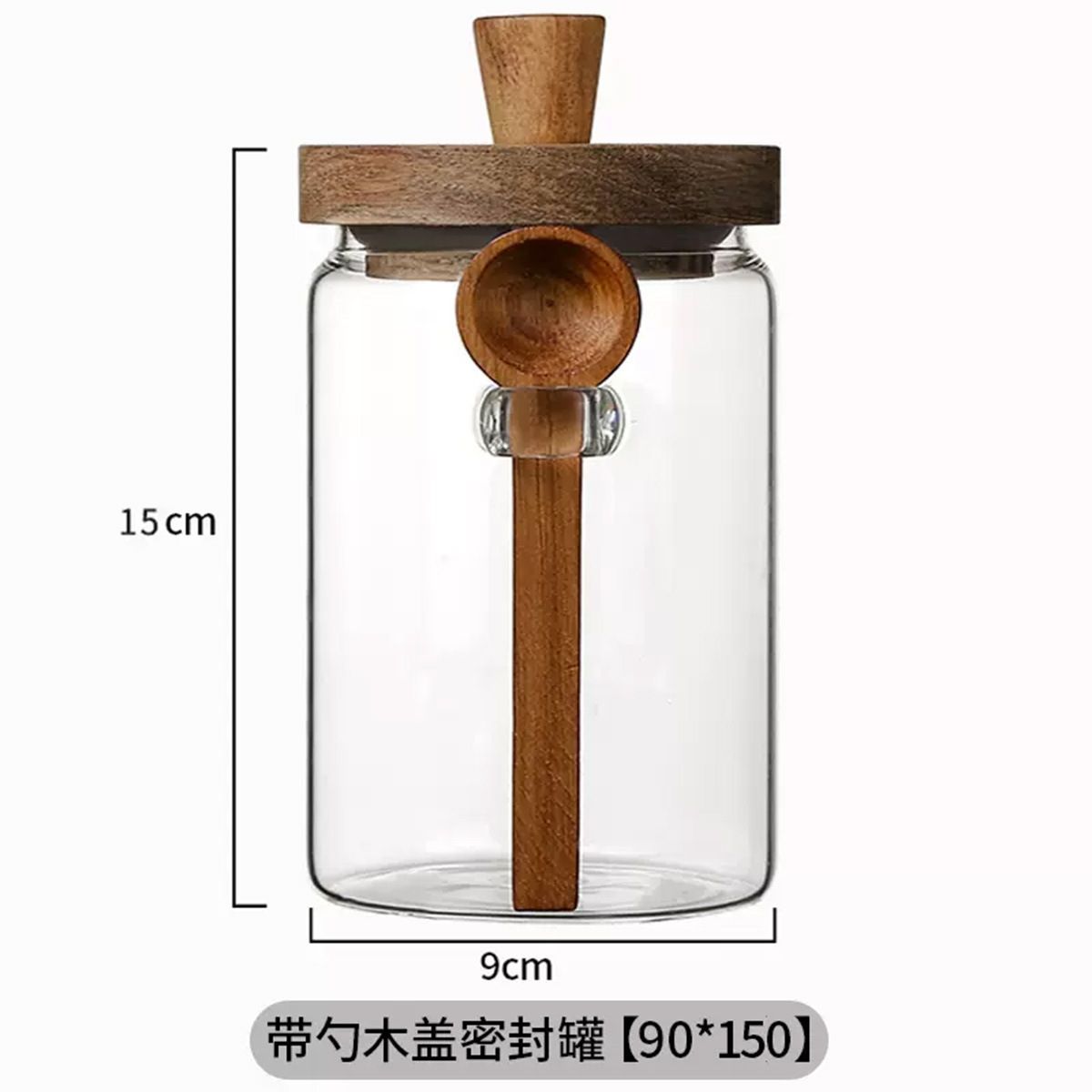 Glass Storage Jar With Airtigh - Coffee Tea Sugar Canisters recension och pris
