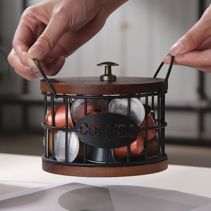 Coffee Storage Basket Coffee C - Coffee Capsule Holder recension och pris