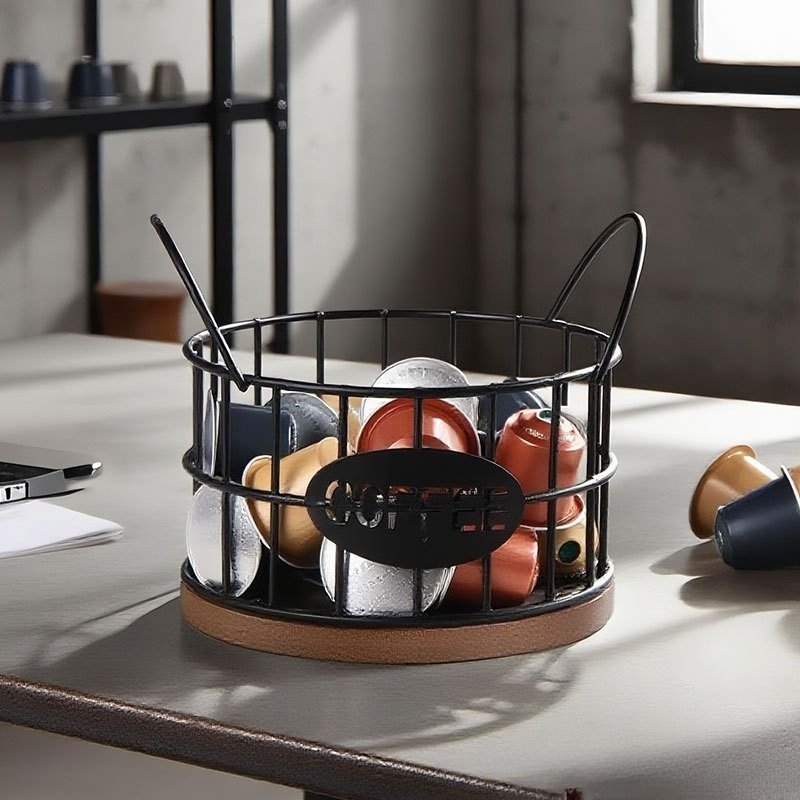 Coffee Storage Basket Coffee C - Coffee Capsule Holder recension och pris