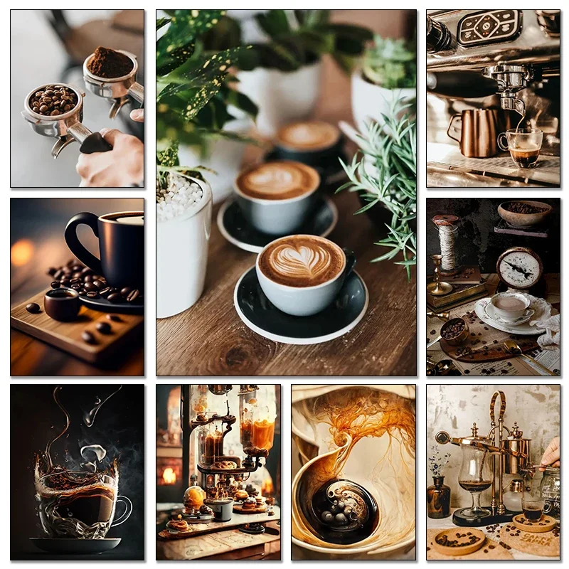 Vintage Coffee Bean Hand Coffe - Coffee Tea Milk recension och pris