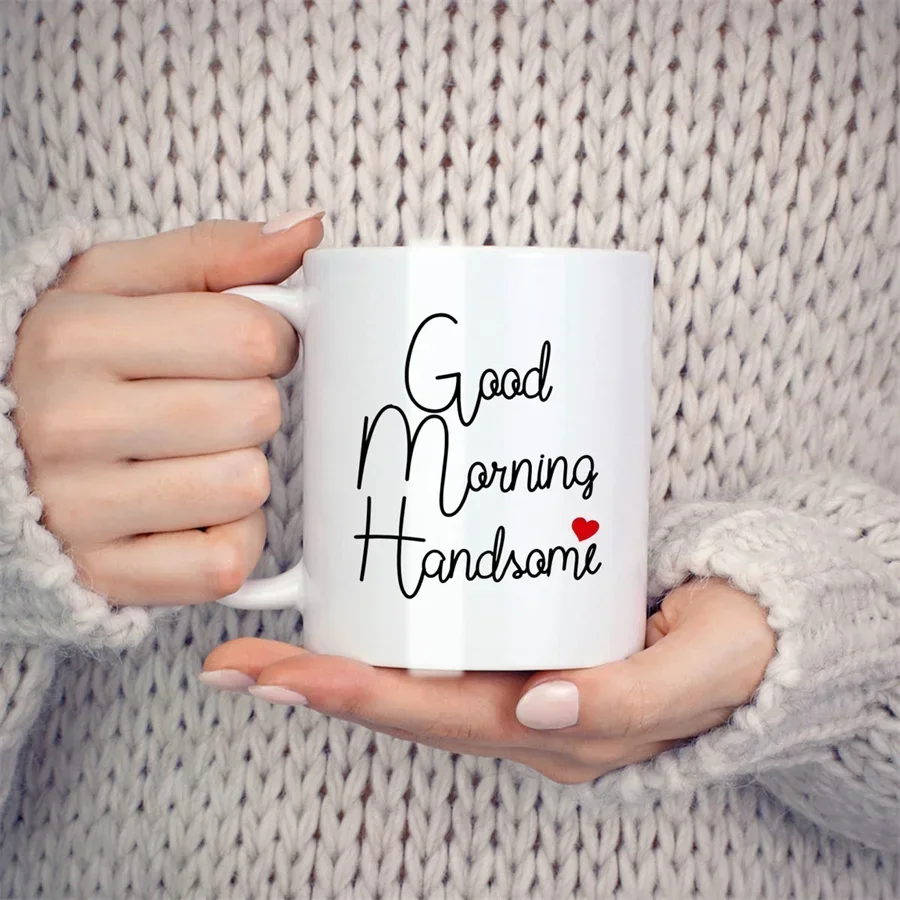 Unusual Mugs Ceramic Good Morn - Coffee Tea Good Morning recension och pris