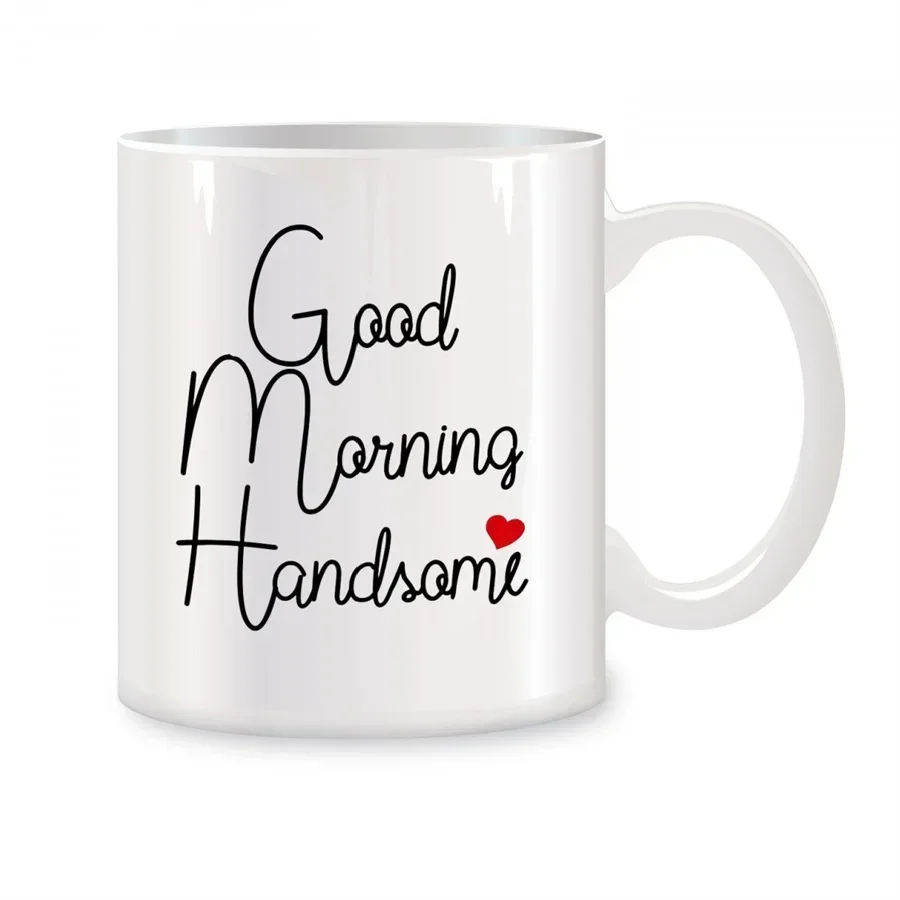 Unusual Mugs Ceramic Good Morn - Coffee Tea Good Morning recension och pris