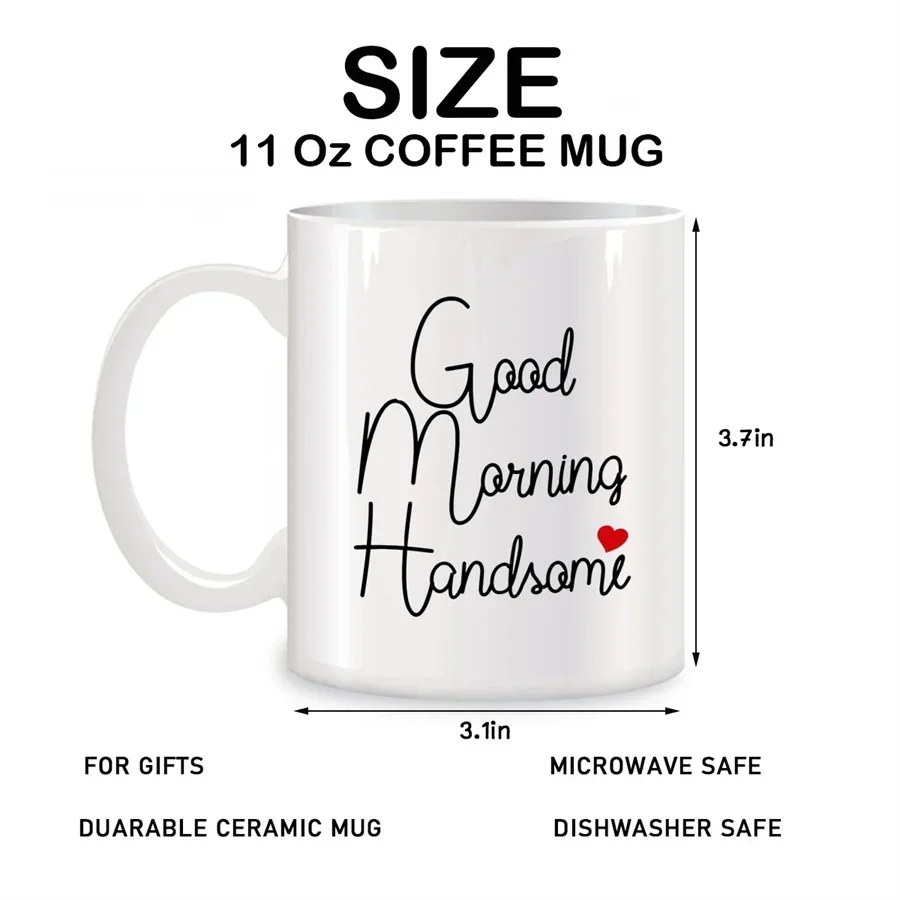 Unusual Mugs Ceramic Good Morn - Coffee Tea Good Morning recension och pris